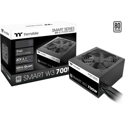 Thermaltake Smart W3 700W, PC strømforsyning Thermaltake Smart W3 700W, PC strømforsyning