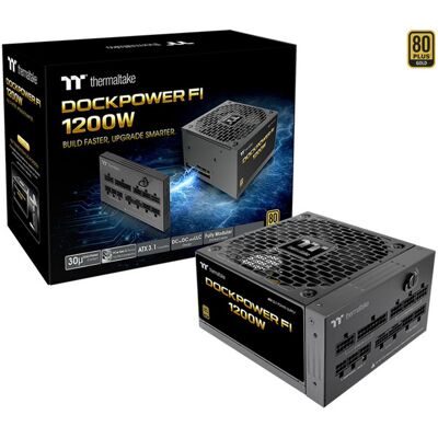 Thermaltake Dockpower FI 1200W, PC strømforsyning Thermaltake Dockpower FI 1200W, PC strømforsyning