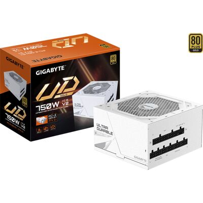 Gigabyte GP-UD750GM PG5 ICE, PC strømforsyning Gigabyte GP-UD750GM PG5 ICE, PC strømforsyning