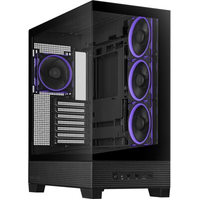 Asus A31 Plus TG ARGB BLACK Midi Tower Sort, Towerkabinet Asus A31 Plus TG ARGB BLACK Midi Tower Sort, Towerkabinet