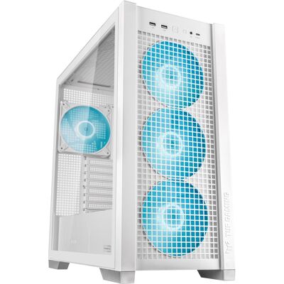 Asus TUF Gaming GT302 ARGB Midi Tower Hvid, Towerkabinet Asus TUF Gaming GT302 ARGB Midi Tower Hvid, Towerkabinet