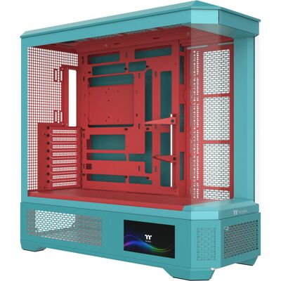 Thermaltake View 600 TG Mint Strawberry, Store towerkabinet Thermaltake View 600 TG Mint Strawberry, Store towerkabinet
