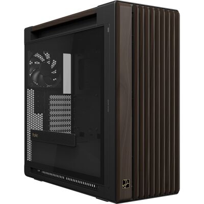 Asus PROART PA602 VALNØD TRÆ TG PWM MODERN BLACK, Towerkabinet Asus PROART PA602 VALNØD TRÆ TG PWM MODERN BLACK, Towerkabinet