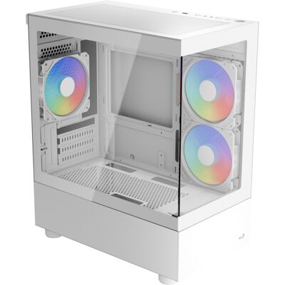 Aerocool Viewport Mini-G-WT-v4 ARGB, Towerkabinet Aerocool Viewport Mini-G-WT-v4 ARGB, Towerkabinet