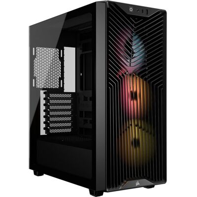 Corsair 3200D RS ARGB Black, Towerkabinet Corsair 3200D RS ARGB Black, Towerkabinet