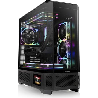 Thermaltake View 600 TG Black, Store towerkabinet Thermaltake View 600 TG Black, Store towerkabinet