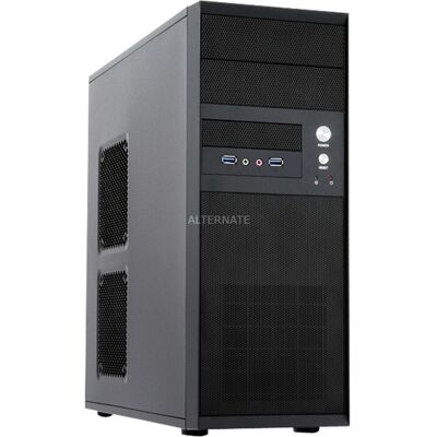 Chieftec CQ-01B-U3-OP computeretui Midi Tower Sort, Towerkabinet Chieftec CQ-01B-U3-OP computeretui Midi Tower Sort, Towerkabinet