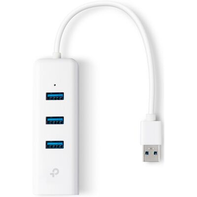 TP-Link UE330 dockingstation Ledningsført USB 3.2 Gen 1 (3.1 Gen 1) Type-A Hvid, USB hub TP-Link UE330 dockingstation Ledningsført USB 3.2 Gen 1 (3.1 Gen 1) Type-A Hvid, USB hub