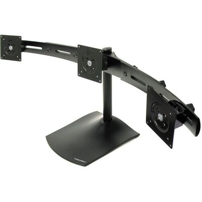 Ergotron DS Series DS100 Triple Monitor Desk Stand 53,3 cm (21") Sort Skrivebord, Skærmbeslag Ergotron DS Series DS100 Triple Monitor Desk Stand 53,3 cm (21") Sort Skrivebord, Skærmbeslag