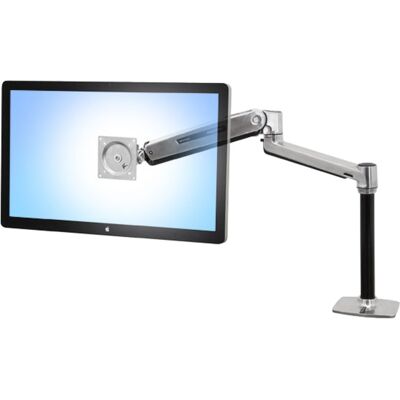 Ergotron LX Series LX HD Sit-Stand 116,8 cm (46") Aluminium Skrivebord, Skærmbeslag Ergotron LX Series LX HD Sit-Stand 116,8 cm (46") Aluminium Skrivebord, Skærmbeslag