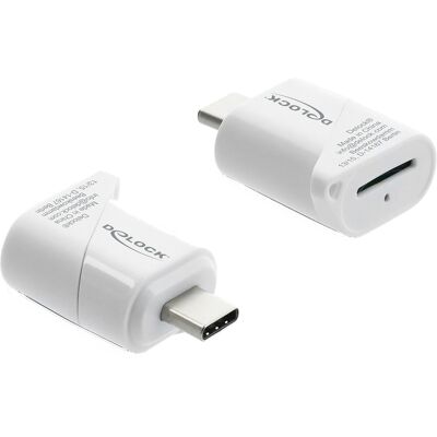 Delock USB-C Mini kortlæser til MicroSD Delock USB-C Mini kortlæser til MicroSD