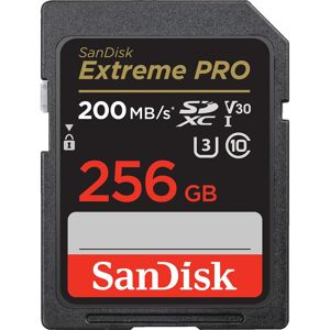 SanDisk Extreme PRO 256 GB SDXC UHS-I Klasse 10, Hukommelseskort