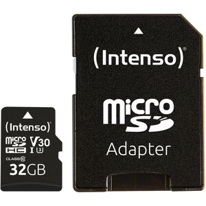 Intenso 3433480 hukommelseskort 32 GB MicroSDHC UHS-I Klasse 10 Intenso 3433480 hukommelseskort 32 GB MicroSDHC UHS-I Klasse 10
