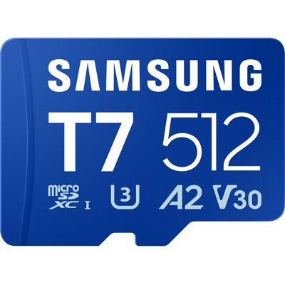 Samsung T7 microSDXC 512 GB, Hukommelseskort Samsung T7 microSDXC 512 GB, Hukommelseskort