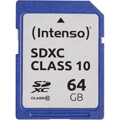 Intenso 3411490 hukommelseskort 64 GB SDXC Klasse 10 Intenso 3411490 hukommelseskort 64 GB SDXC Klasse 10