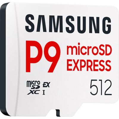 Samsung P9 Express 512 GB microSDXC, Hukommelseskort Samsung P9 Express 512 GB microSDXC, Hukommelseskort