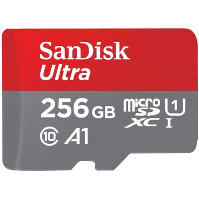 SanDisk Ultra 256 GB microSDXC, Hukommelseskort SanDisk Ultra 256 GB microSDXC, Hukommelseskort
