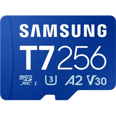 Samsung T7 microSDXC 256 GB, Hukommelseskort Samsung T7 microSDXC 256 GB, Hukommelseskort