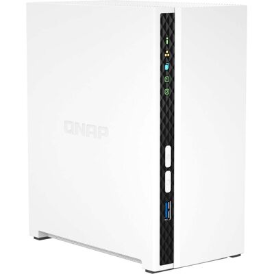 TS-233 NAS & lagringsserver Tower ARM Cortex-A55 2 GB 0 TB QNAP QTS Hvid TS-233 NAS & lagringsserver Tower ARM Cortex-A55 2 GB 0 TB QNAP QTS Hvid