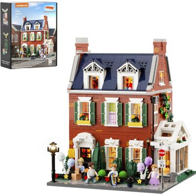 Lumibricks Rækkehus af røde mursten, Bygge legetøj Lumibricks Rækkehus af røde mursten, Bygge legetøj