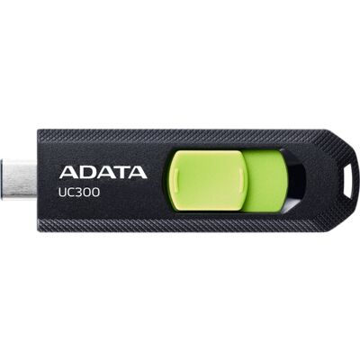 ADATA UC300 USB-nøgle 64 GB USB Type-C 3.2 Gen 1 (3.1 Gen 1) Sort, Grøn, USB-stik ADATA UC300 USB-nøgle 64 GB USB Type-C 3.2 Gen 1 (3.1 Gen 1) Sort, Grøn, USB-stik