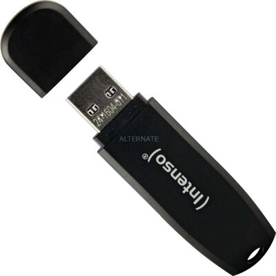 Intenso Speed Line USB-nøgle 16 GB USB Type-A 3.2 Gen 1 (3.1 Gen 1) Sort, USB-stik Intenso Speed Line USB-nøgle 16 GB USB Type-A 3.2 Gen 1 (3.1 Gen 1) Sort, USB-stik