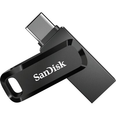 SanDisk Ultra Dual Drive Go USB-nøgle 64 GB USB Type-A / USB Type-C 3.2 Gen 1 (3.1 Gen 1) Sort, USB-stik SanDisk Ultra Dual Drive Go USB-nøgle 64 GB USB Type-A / USB Type-C 3.2 Gen 1 (3.1 Gen 1) Sort, USB-stik