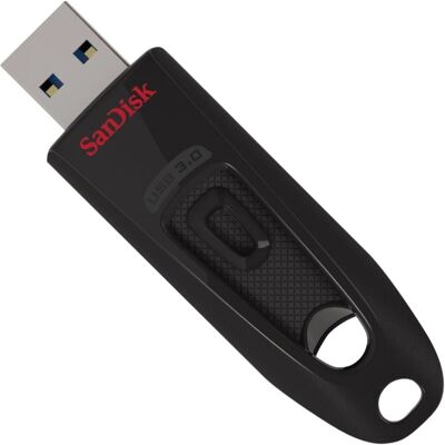SanDisk Ultra USB-nøgle 32 GB USB Type-A 3.2 Gen 1 (3.1 Gen 1) Sort, USB-stik SanDisk Ultra USB-nøgle 32 GB USB Type-A 3.2 Gen 1 (3.1 Gen 1) Sort, USB-stik