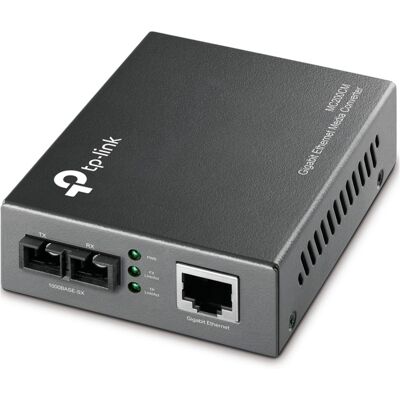 TP-Link Omada MC200CM netværksomformer til medie 1000 Mbit/s 850 nm Multitilstand Sort, Konverter TP-Link Omada MC200CM netværksomformer til medie 1000 Mbit/s 850 nm Multitilstand Sort, Konverter