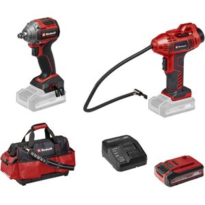Einhell Professionelt maskinsæt TP-CW 18/260 + CE-CC 18 Kit, Schlagskruemaskine Einhell Professionelt maskinsæt TP-CW 18/260 + CE-CC 18 Kit, Schlagskruemaskine
