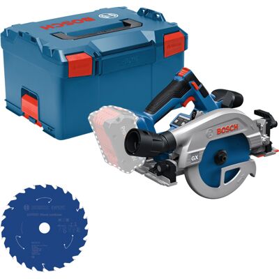 Bosch Værktøjssæt: Akku rundsav GKS 18 Volt 57 GX med savklinge i L-BOXX Bosch Værktøjssæt: Akku rundsav GKS 18 Volt 57 GX med savklinge i L-BOXX