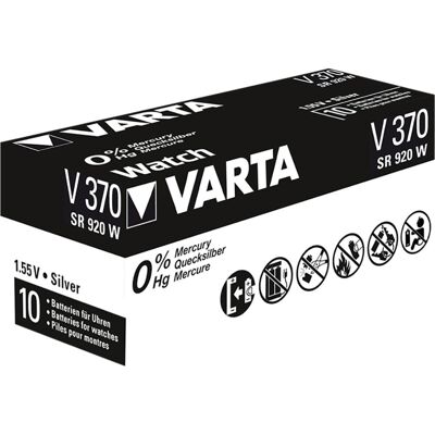 Varta -V370 Husholdningsbatterier Varta -V370 Husholdningsbatterier