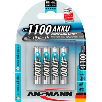 Ansmann 5035232 husholdningsbatteri AAA Nikkel-Metalhydrid (NiMH) Ansmann 5035232 husholdningsbatteri AAA Nikkel-Metalhydrid (NiMH)