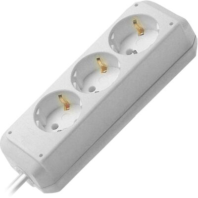 Brennenstuhl Eco-Line Hvid 3 AC stikkontakt(er) 1,5 m, Strømskinne Brennenstuhl Eco-Line Hvid 3 AC stikkontakt(er) 1,5 m, Strømskinne