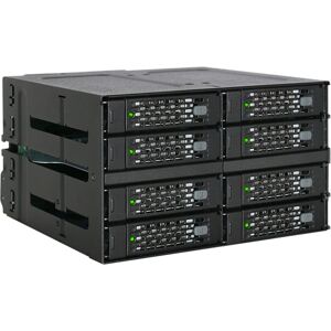 Icy Dock MB508SP-B drive bay panel 2x 5,25" Bærerpanel Sort, Indramning Icy Dock MB508SP-B drive bay panel 2x 5,25" Bærerpanel Sort, Indramning