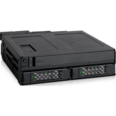 Icy Dock MB602SPO-B drive bay panel Sort, Bageplan Icy Dock MB602SPO-B drive bay panel Sort, Bageplan
