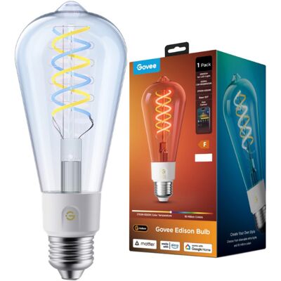 Govee E27 Smart Edison-pære 500lm, LED-lampe Govee E27 Smart Edison-pære 500lm, LED-lampe