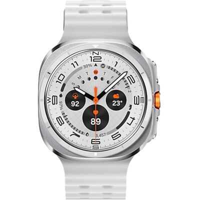 Samsung Galaxy Watch Ultra 3,81 cm (1.5") AMOLED 47 mm Digital 480 x 480 pixel Berøringsskærm 4G Titanium, Hvid Wi-Fi GPS (satellit), SmartWatch Samsung Galaxy Watch Ultra 3,81 cm (1.5") AMOLED 47 mm Digital 480 x 480 pixel Berøringsskærm 4G Titanium, Hvid Wi-Fi GPS (satellit), SmartWatch