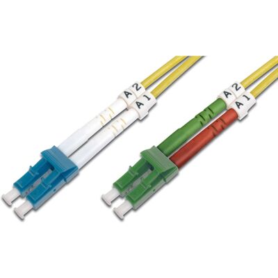 Digitus LWL patchkabel, duplex, LC (APC) > LC stik, singlemode OS2 Digitus LWL patchkabel, duplex, LC (APC) > LC stik, singlemode OS2