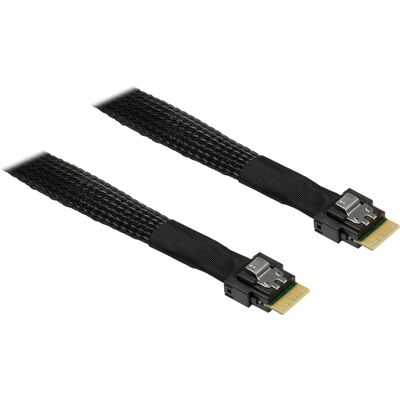 Inter-Tech MiniSAS-kabel SFF 8654-4i > SFF 8654-4i Inter-Tech MiniSAS-kabel SFF 8654-4i > SFF 8654-4i