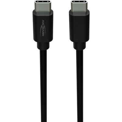 Ansmann USB Type-C til Type-C data- og opladningskabel Ansmann USB Type-C til Type-C data- og opladningskabel