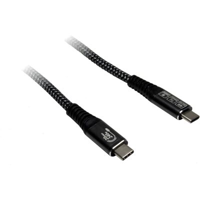 Inter-Tech USB 3.2 Gen2x2 kabel, USB-C stik > USB-C stik Inter-Tech USB 3.2 Gen2x2 kabel, USB-C stik > USB-C stik