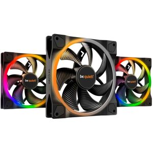 be quiet! Light Wings   140mm PWM Triple Pack Computerkabinet Ventilator 14 cm Sort 1 stk, Sag fan