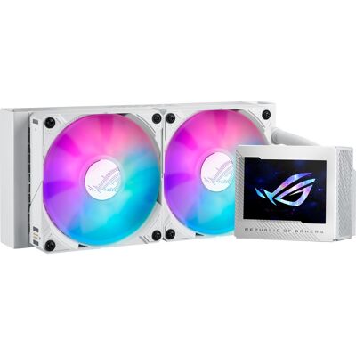 Asus ROG RYUJIN III 240 ARGB White Edition Processor Alt-i-en væskekøler 12 cm Hvid 1 stk, Vandkøling Asus ROG RYUJIN III 240 ARGB White Edition Processor Alt-i-en væskekøler 12 cm Hvid 1 stk, Vandkøling
