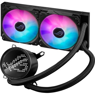 Asus ROG Ryuo III 240 ARGB Processor Væskekølingssæt 12 cm Sort, Vandkøling Asus ROG Ryuo III 240 ARGB Processor Væskekølingssæt 12 cm Sort, Vandkøling