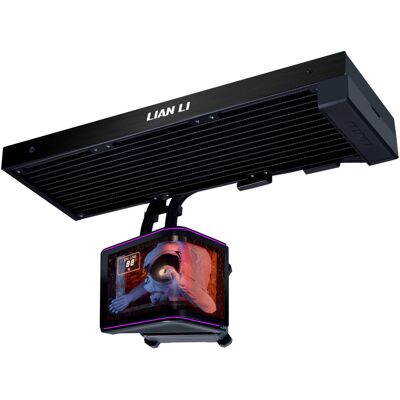 Lian-Li HydroShift II OLED Curved 360 Fanless, Vandkøling Lian-Li HydroShift II OLED Curved 360 Fanless, Vandkøling