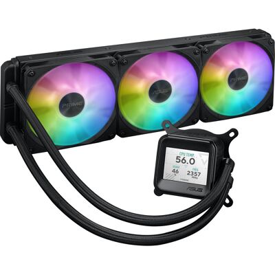 Asus Prime LC 360 ARGB LCD Processor Alt-i-en væskekøler 12 cm Sort, Vandkøling Asus Prime LC 360 ARGB LCD Processor Alt-i-en væskekøler 12 cm Sort, Vandkøling