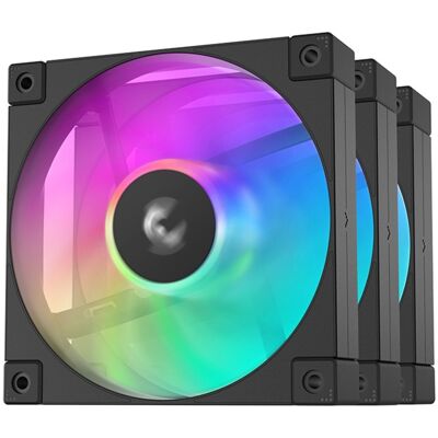 DeepCool 3-pack ARGB 120mm PC-ventilatoren - Sort - PC-køling DeepCool 3-pack ARGB 120mm PC-ventilatoren - Sort - PC-køling