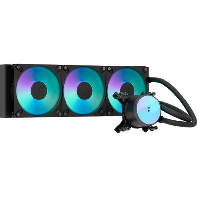 Fractal Design Radius 360 RGB Black, Vandkøling Fractal Design Radius 360 RGB Black, Vandkøling
