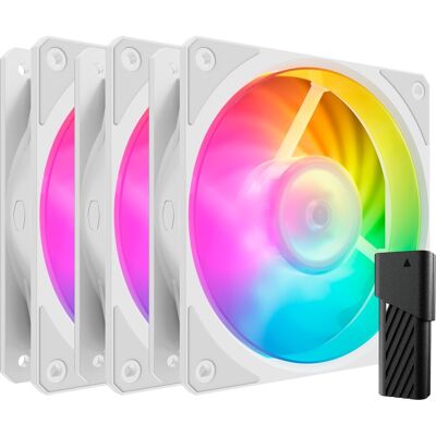 Cooler Master Mobius 120P ARGB 120x120x25, Sag fan Cooler Master Mobius 120P ARGB 120x120x25, Sag fan